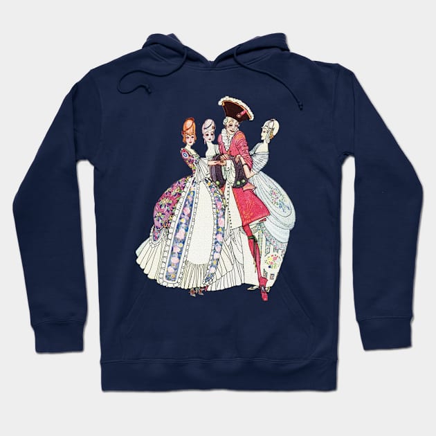 In Powder and Crinoline by Kay Nielsen Hoodie by vintage-art